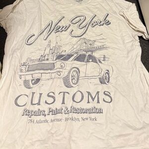Hollister New York Graphic Tee - Cream